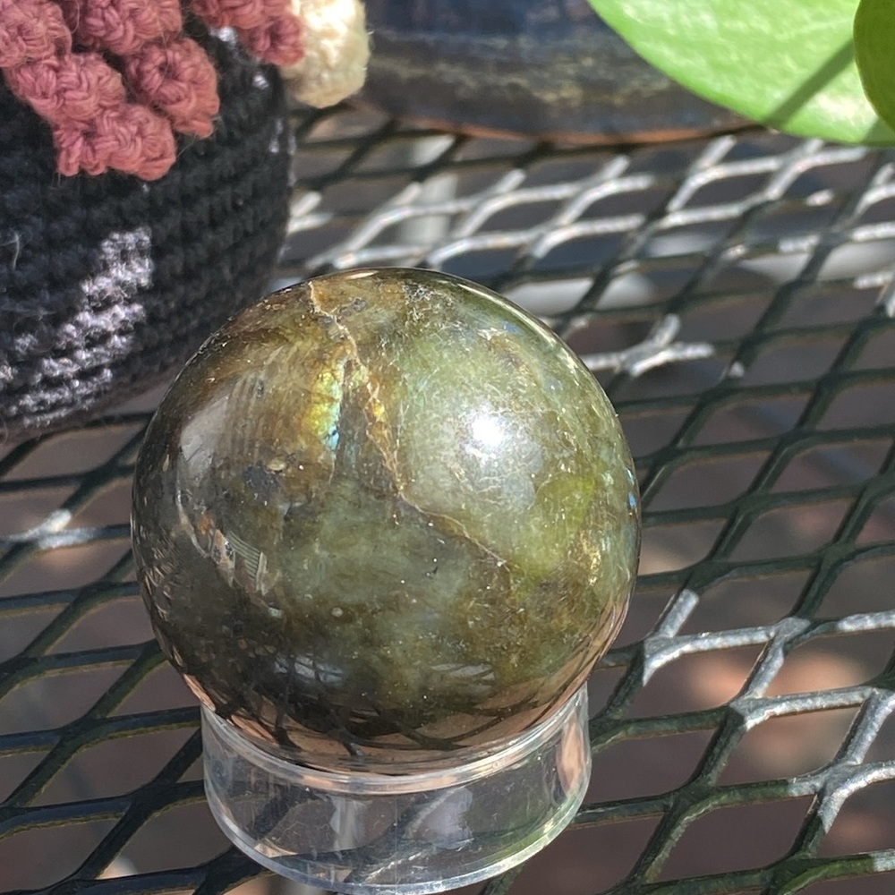Labradorite Sphere - Picture 12 of 12